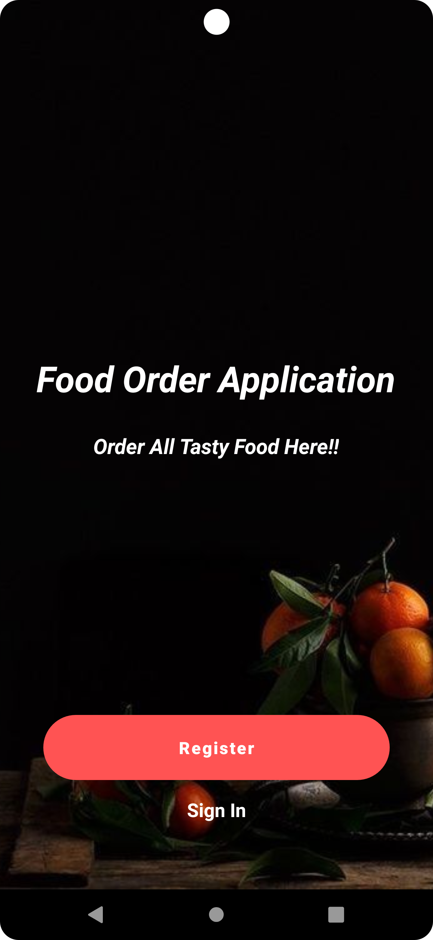 Food App Preview